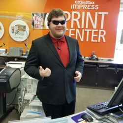 Officemax - John casually provides excellent service in our Print department