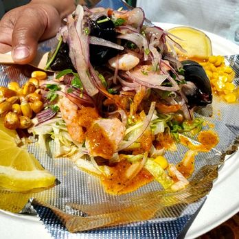 YoSoyCeviche - Ceviche bowl (on a plate)/ Food stand at Carnaval SF festival - Food Delivery Services Near Me - San Francisco, California YoSoyCeviche - Ceviche bowl (on a plate)/ Food stand at Carnaval SF festival - Food Delivery Services Near Me - San Francisco, California