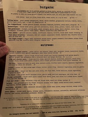 Menu photo 4 The Westgate Bourbon Bar & Taphouse Beaverton, OR