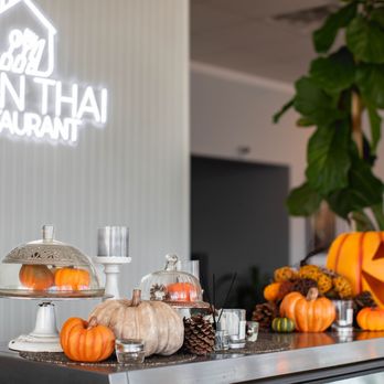 Barn Thai Restaurant - a display of pumpkins - Thai Near Me - Shelton, Connecticut