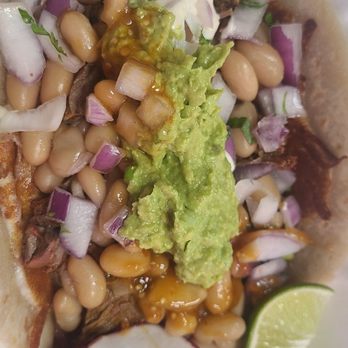 Perro Exquisite Taco - Perro Tacos - Better than I expected  I'd say the sizing is equivalent to 2 street tacos - Tacos Near Me - Cerritos, California