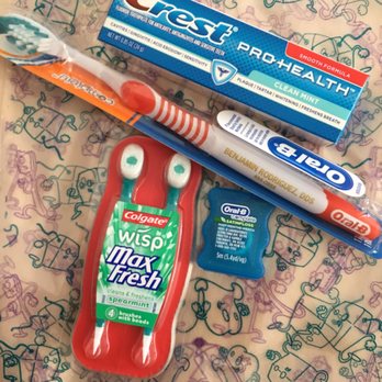 Aloha Dental Center - Goody Bag  Love the personalized toothbrush with doctors name. - Cosmetic Dentists Near Me - Aiea, Hawaii
