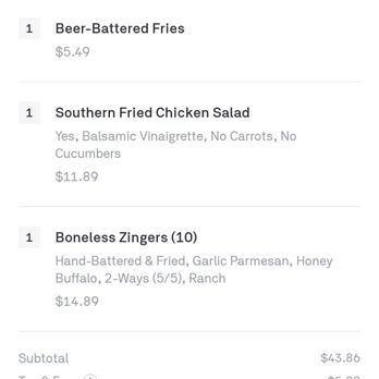 Postmates - The amount I paid for food we COULD NOT and DID NOT ENJOY!!!! - Food Delivery Services Near Me Postmates - The amount I paid for food we COULD NOT and DID NOT ENJOY!!!! - Food Delivery Services Near Me