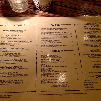 Pikio Taco - Drinks Menu - Mexican Near Me - Miami Beach, Florida Pikio Taco - Drinks Menu - Mexican Near Me - Miami Beach, Florida
