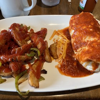 Eagle Cafe - Chorizo and egg burrito. Very good! - New American Near Me - San Francisco, California