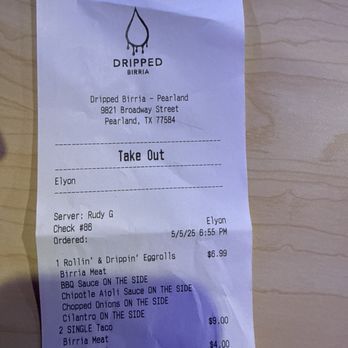 Dripped Birria - Tacos Near Me - Pearland, Texas