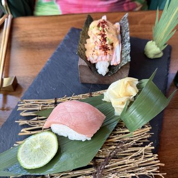 Atlas Izakaya - Bluefin tuna otoro and krab handroll - Japanese Near Me - Key West, Florida Atlas Izakaya - Bluefin tuna otoro and krab handroll - Japanese Near Me - Key West, Florida
