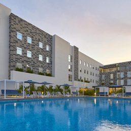 Hotel from pool view