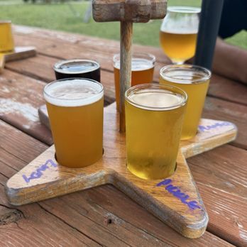 Starry Eyed Brewing - Flight of 5 beers - Breweries Near Me - Little Falls, Minnesota