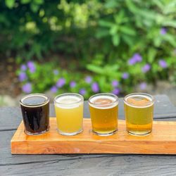 Arrowood Farm-Brewery - beer flight