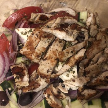 Spartan Gyros - Horiatiki Salad with Chicken - Mediterranean Near Me - Davie, Florida Spartan Gyros - Horiatiki Salad with Chicken - Mediterranean Near Me - Davie, Florida