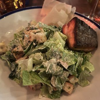 Mercato Della Pescheria - Caesar salad with salmon - Italian Near Me - Miami Beach, Florida Mercato Della Pescheria - Caesar salad with salmon - Italian Near Me - Miami Beach, Florida