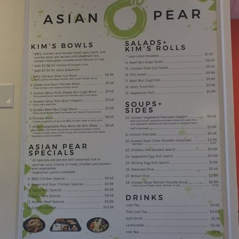 Asian Pear - Yummy menu, great prices! - Korean Near Me - Albuquerque, New Mexico
