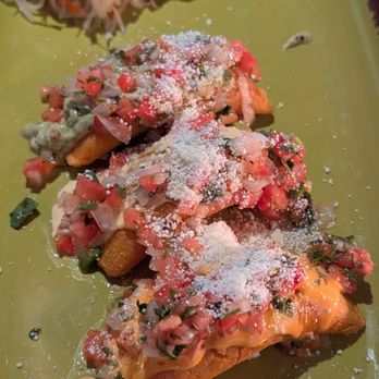 Brisa Restaurant & Bar - Empanadas Chicken and cheese topped with pico de gallo, chipotle crema and queso fresco - Bars Near Me - San Diego, California Brisa Restaurant & Bar - Empanadas Chicken and cheese topped with pico de gallo, chipotle crema and queso fresco - Bars Near Me - San Diego, California