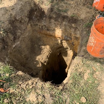 Elite Rooter - 8ft hole dug by hand. I did not envy those fellas. - Plumbing Near Me - San Diego, California