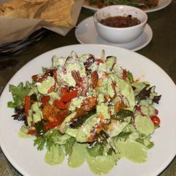Spicy Chicken Tostada