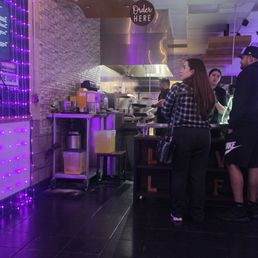 Us waiting before we realized we weren't going to eat here after all