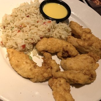 LongHorn Steakhouse - Hand-breaded Chicken Tenders (6 piece) with rice and honey mustard - American Near Me - North Myrtle Beach, South Carolina LongHorn Steakhouse - Hand-breaded Chicken Tenders (6 piece) with rice and honey mustard - American Near Me - North Myrtle Beach, South Carolina