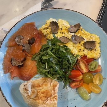 Republik Coffee Burbank - The very awesome breakfast plate with truffle!! - Cafes Near Me - Burbank, California Republik Coffee Burbank - The very awesome breakfast plate with truffle!! - Cafes Near Me - Burbank, California