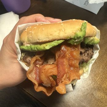 The Lucky Greek - Bacon Avocado Burger - Greek Near Me - Corona, California The Lucky Greek - Bacon Avocado Burger - Greek Near Me - Corona, California