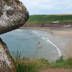 Manorbier Beach - Manorbier Beach, Manorbier, from King's Quoit