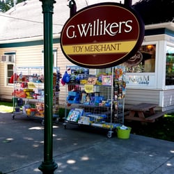 G Willikers Toys - Sidewalk sign
