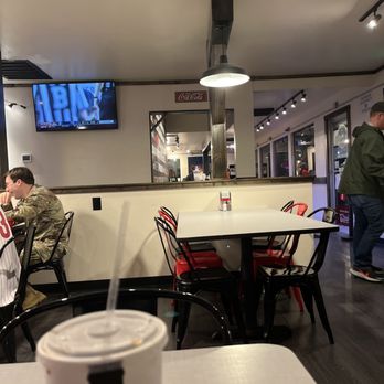 Go Philly Cheesesteaks & Wings - Lobby/dining area. - Chicken Wings Near Me - Lakewood, Washington Go Philly Cheesesteaks & Wings - Lobby/dining area. - Chicken Wings Near Me - Lakewood, Washington