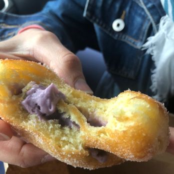 Fuji Bakery - Ube malasada - Bakeries Near Me - Seattle, Washington