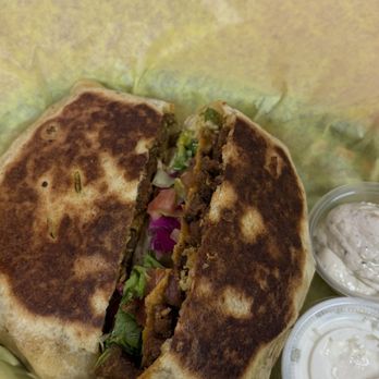 Fatima's Grill - Beef Shawarma Crunch Wrap - Mediterranean Near Me - Downey, California Fatima's Grill - Beef Shawarma Crunch Wrap - Mediterranean Near Me - Downey, California