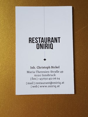 Restaurant Oniriq by null