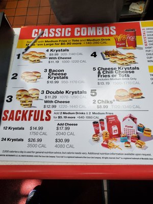 Menu photo 5 Krystal New Orleans, LA