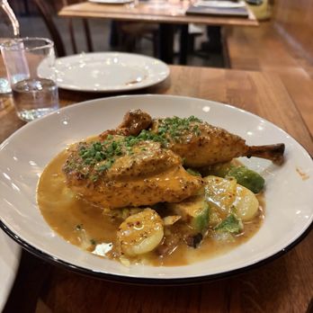 L'Oursin - Braised half chicken - French Near Me - Seattle, Washington