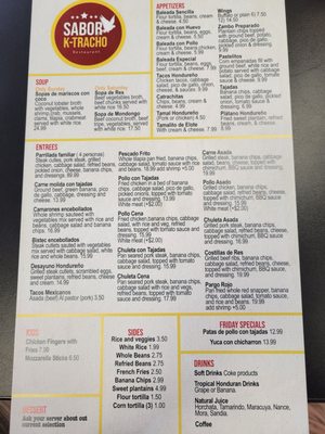 Menu photo 4 Sabor K-tracho Restaurant Maryland Heights, MO Menu photo 4 Sabor K-tracho Restaurant Maryland Heights, MO