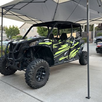 AC Wrapss - ATV maverick decals installation - Vehicle Wraps Near Me - Rancho Cordova, California