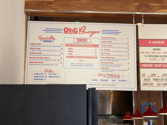 Menu photo 1 Oh G Burger Berkeley, CA
