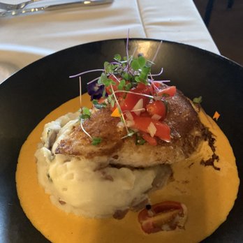Hukilau Lanai - Macadamia nut Mahi with Lobster sauce - Seafood Near Me - Kapaa, Hawaii Hukilau Lanai - Macadamia nut Mahi with Lobster sauce - Seafood Near Me - Kapaa, Hawaii