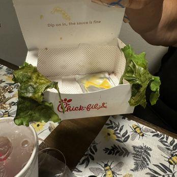 Chick-fil-A - Rotten stinky lettuce - Fast Food Near Me - Oceanside, California