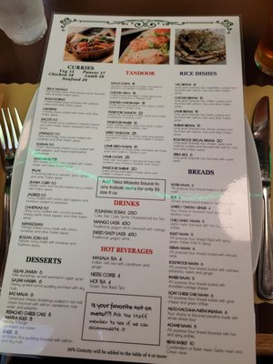 Menu photo 1 Bollywood Indian Fusion Hummelstown, PA Menu photo 1 Bollywood Indian Fusion Hummelstown, PA
