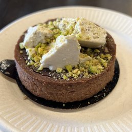 Pistachio Chocolate Tart