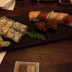 Sushi Springtime - Very japanese experience. Sashimi was served separately with its own soy sauce first, then the rest with a stronger soy.