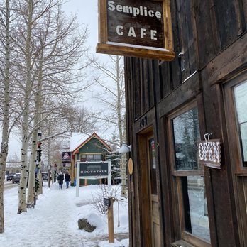 Semplice Cafe - a sign for semplice cafe - Coffee & Tea Near Me - Breckenridge, Colorado Semplice Cafe - a sign for semplice cafe - Coffee & Tea Near Me - Breckenridge, Colorado