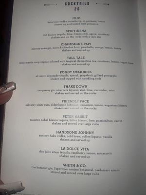 Menu photo 5 The Nice Guy Los Angeles, CA