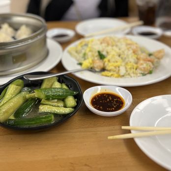 One Bite Dumpling - X1. Pork Xiao Long Bao R1. Bacon and Shrimp Fried Rice - Dim Sum Near Me - Santa Clarita, California