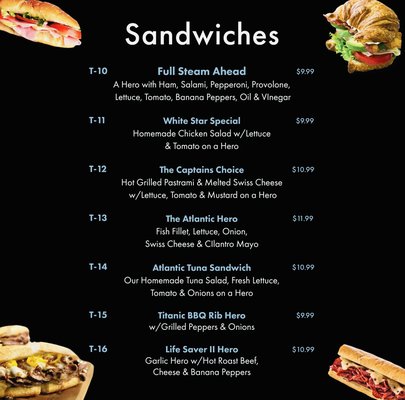 Menu photo 7 Titanic Deli Congers, NY Menu photo 7 Titanic Deli Congers, NY