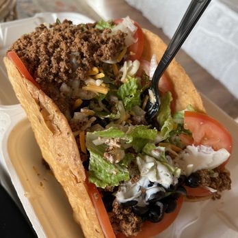 Country Nook Cafe - a taco in a styrofoam container - Diners Near Me - Redmond, Oregon Country Nook Cafe - a taco in a styrofoam container - Diners Near Me - Redmond, Oregon