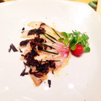 Asanebo - Halibut sashimi with truffles #somuchyes - Sushi Bars Near Me - Studio City, California Asanebo - Halibut sashimi with truffles #somuchyes - Sushi Bars Near Me - Studio City, California
