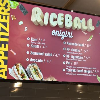 Kung Fu Tea - Onigiri menu - Bubble Tea Near Me - Voorhees Township, New Jersey