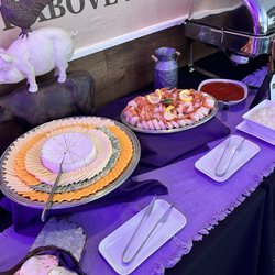 The Butchery- Steaks, Chops & Seafood - Cheese platter, and shrimp cocktail