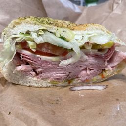 Has to be the best sandwich in Reno! The Stallion on Pesto Bread. Has to be the best sandwich in Reno! The Stallion on Pesto Bread.