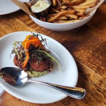 Le Coin - Smoked cod croquetts happy hour - Seafood Near Me - Seattle, Washington Le Coin - Smoked cod croquetts happy hour - Seafood Near Me - Seattle, Washington